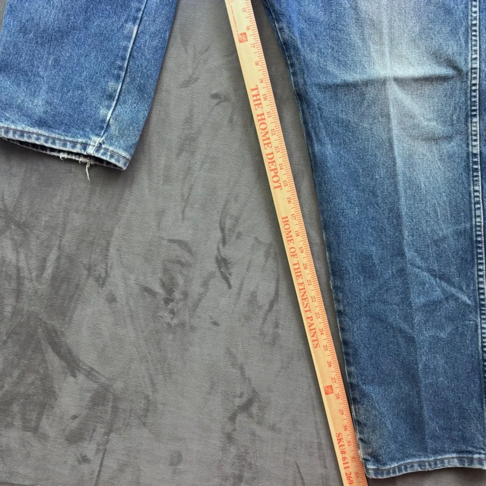 Wrangler FR Flame Resistant Relaxed Fit Jeans Mens 38x34 Blue Denim FR31MWZ